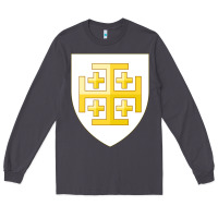 Smoke arms of the kingdom of jerusalem Long Sleeve Tee - linhVisuals