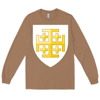 Toasted Coconut arms of the kingdom of jerusalem Long Sleeve Tee - linhVisuals