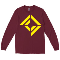 Burgundy corridor crew Long Sleeve Tee - linhVisuals