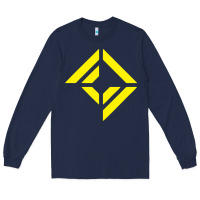 Navy corridor crew Long Sleeve Tee - linhVisuals