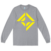 Heather Grey corridor crew Long Sleeve Tee - linhVisuals