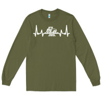 Army Green tractor Long Sleeve Tee - linhVisuals