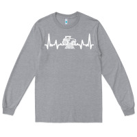 Heather Grey tractor Long Sleeve Tee - linhVisuals