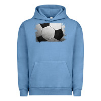 Pigment Pebble Blue soccer brushstroke Urban Hoodie - Jasminsmagicworld