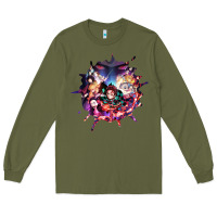Army Green kimetsu no yaibathe hinokami chronicles Long Sleeve Tee - linhVisuals