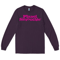 Plum suitable-planet-smoothie-worn Long Sleeve Tee - linhVisuals