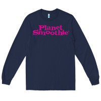 Navy suitable-planet-smoothie-worn Long Sleeve Tee - linhVisuals