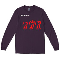 Plum the police   ghost in the machine Long Sleeve Tee - linhVisuals