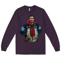 Plum nimsdai purja Long Sleeve Tee - linhVisuals