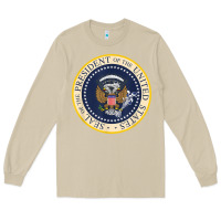 Mushroom fake presidential seal Long Sleeve Tee - linhVisuals