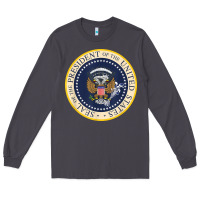 Smoke fake presidential seal Long Sleeve Tee - linhVisuals