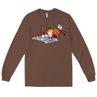 Chestnut calvin Long Sleeve Tee - linhVisuals