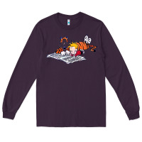 Plum calvin Long Sleeve Tee - linhVisuals