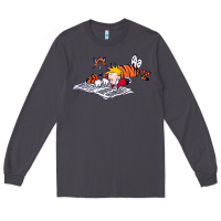 Smoke calvin Long Sleeve Tee - linhVisuals