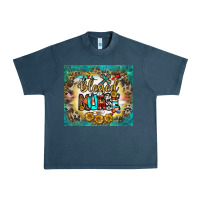Midnight Navy blessed nurse tumbler Urban Heavy Tee - BundleAndBundleShop