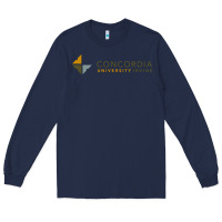Navy Concordia University Irvine Long Sleeve Tee - linhVisuals