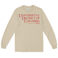 Mushroom University of the District of Columbia Long Sleeve Tee - linhVisuals