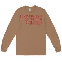 Toasted Coconut University of the District of Columbia Long Sleeve Tee - linhVisuals