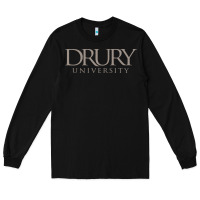 Black Drury University Long Sleeve Tee - linhVisuals