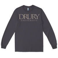 Smoke Drury University Long Sleeve Tee - linhVisuals