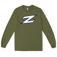 Army Green akron zips Long Sleeve Tee - linhVisuals