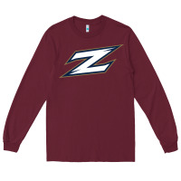 Burgundy akron zips Long Sleeve Tee - linhVisuals