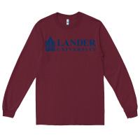 Burgundy Lander University Long Sleeve Tee - linhVisuals