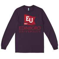 Plum Edinboro University Long Sleeve Tee - linhVisuals