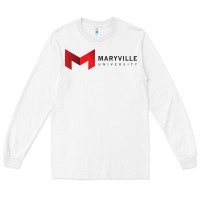 White Maryville University Long Sleeve Tee - linhVisuals