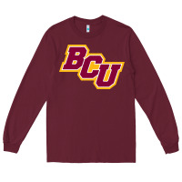 Burgundy bethune cookman Long Sleeve Tee - linhVisuals