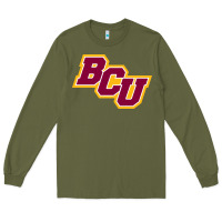 Army Green bethune cookman Long Sleeve Tee - linhVisuals