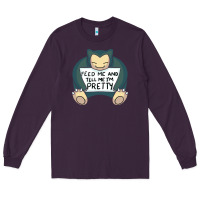Plum feed me snrlx Long Sleeve Tee - linhVisuals
