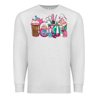 Oatmeal Heather nail hustler coffee cups Premium Sweatshirt - Jasminsmagicworld