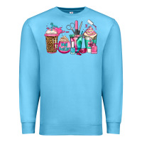 Ocean Blue nail hustler coffee cups Premium Sweatshirt - Jasminsmagicworld