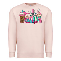 Pale Pink nail hustler coffee cups Premium Sweatshirt - Jasminsmagicworld