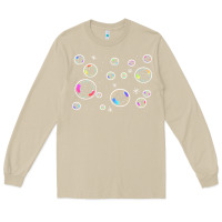 Mushroom bubbles t  shirt bubbles t  shirt Long Sleeve Tee - linhVisuals