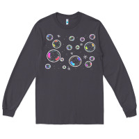 Smoke bubbles t  shirt bubbles t  shirt Long Sleeve Tee - linhVisuals