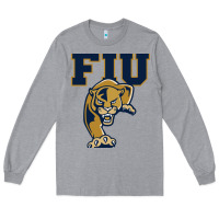 Heather Grey fiu panthers Long Sleeve Tee - linhVisuals