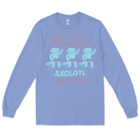 Colony Blue axolotl questions Long Sleeve Tee - linhVisuals