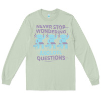 Matcha axolotl questions Long Sleeve Tee - linhVisuals