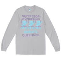 Moon Dust axolotl questions Long Sleeve Tee - linhVisuals