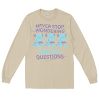 Mushroom axolotl questions Long Sleeve Tee - linhVisuals