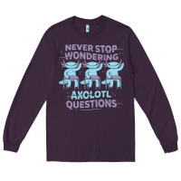 Plum axolotl questions Long Sleeve Tee - linhVisuals