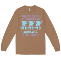Toasted Coconut axolotl questions Long Sleeve Tee - linhVisuals