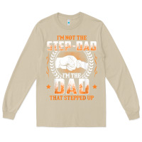 Mushroom mens i'm not the step dad i'm the dad that stepped up father gift t sh Long Sleeve Tee - linhVisuals