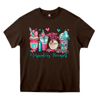 Chocolate Brown rt respiratory therapist coffee cups Heavy Core Tee - OliviaCreatesArt