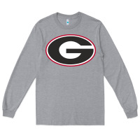 Heather Grey georgia a Long Sleeve Tee - linhVisuals