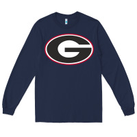 Navy georgia a Long Sleeve Tee - linhVisuals