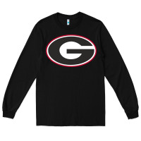 Black georgia a Long Sleeve Tee - linhVisuals