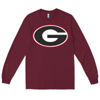 Burgundy georgia a Long Sleeve Tee - linhVisuals